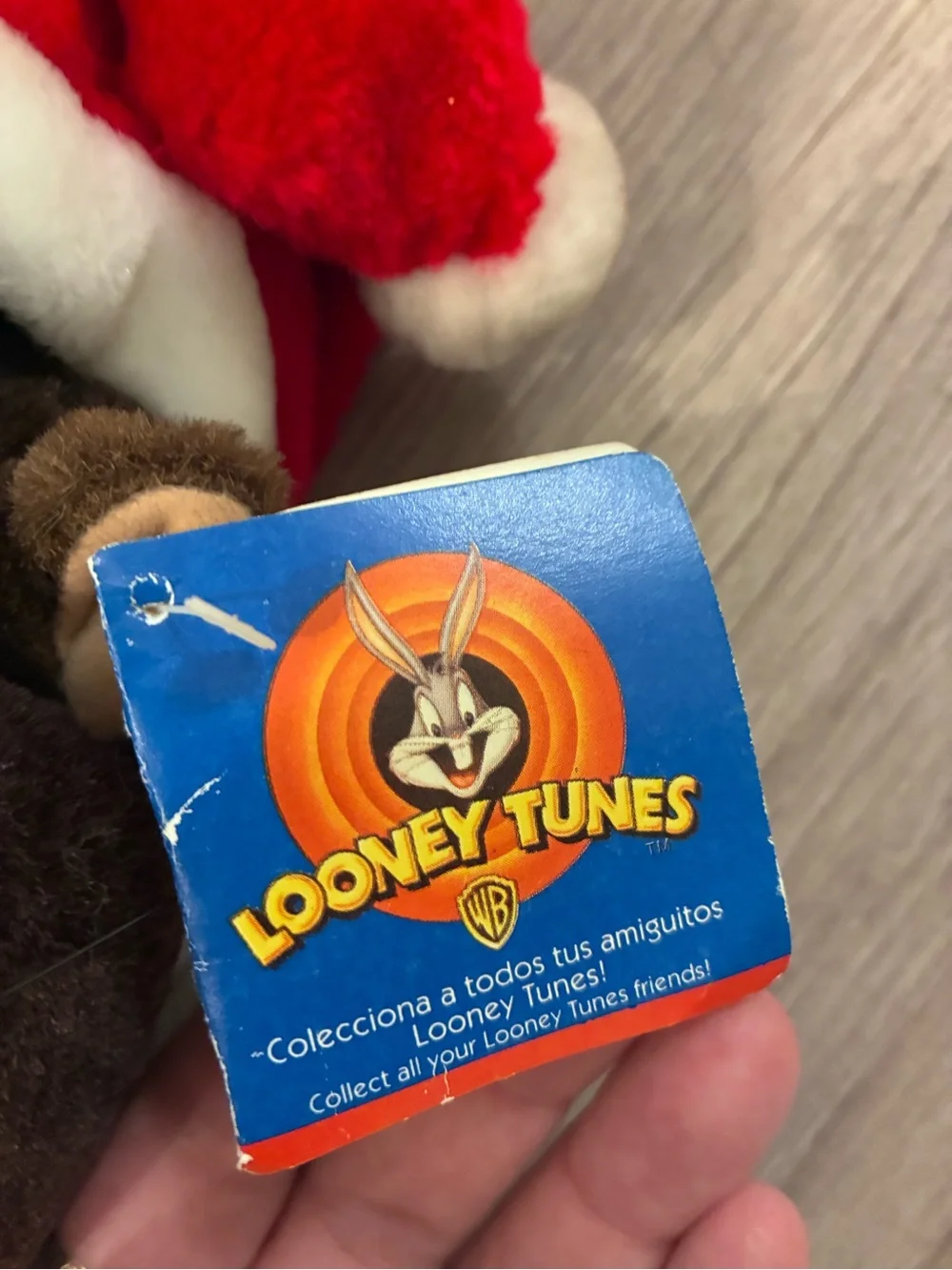 Looney Tunes Red Holiday Plush Stocking - Daffy, Taz & Sylvester